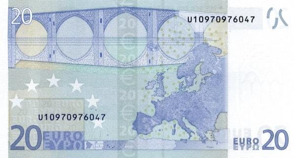 P10X European Union 20 Euro Year 2002 (X-Trichet)